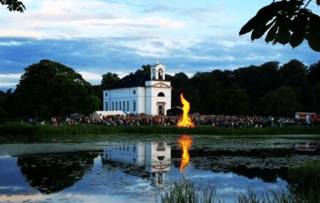 Orgelkoncert efter bålet