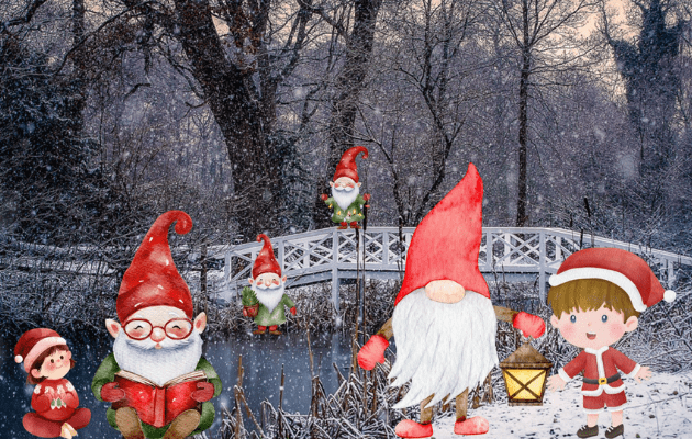 Nissetur i Karen Blixens have — for de mindste børn