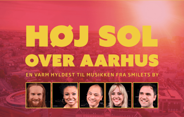 Høj sol over Aarhus